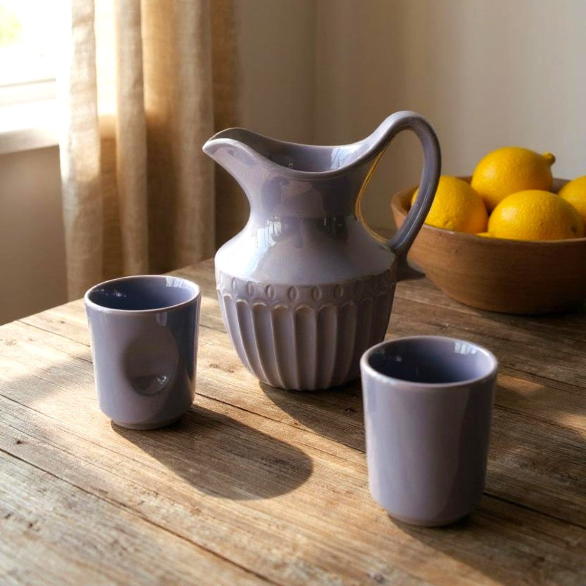 Violet Whisper Glasses (Set of 2)